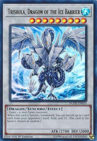 Trishula, Dragon of the Ice Barrier [DUDE-EN014] Ultra Rare - Doe's Cards