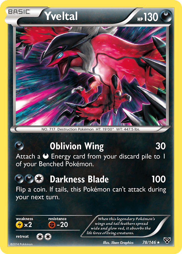 Yveltal (78/146) [XY: Base Set] - Doe's Cards