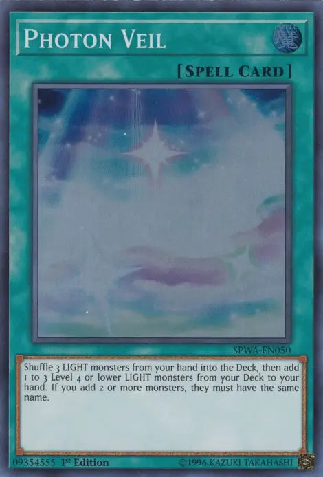 Photon Veil [SPWA-EN050] Super Rare - Doe's Cards