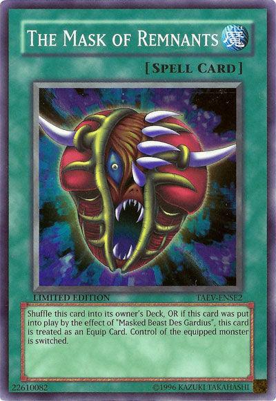 The Mask of Remnants [TAEV-ENSE2] Super Rare - Doe's Cards