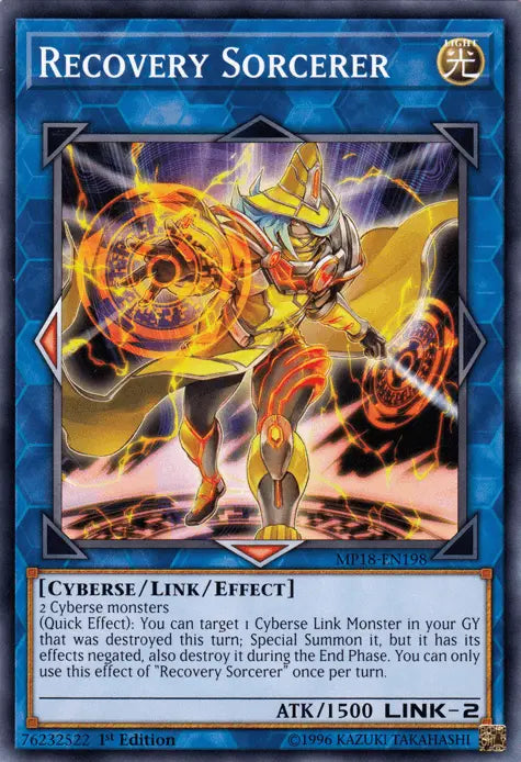 Recovery Sorcerer [MP18-EN198] Common - Doe's Cards