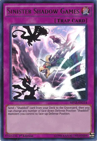 Sinister Shadow Games [MP15-EN114] Ultra Rare - Doe's Cards