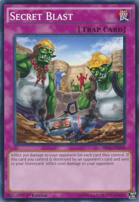 Secret Blast [SR04-EN038] Common - Doe's Cards