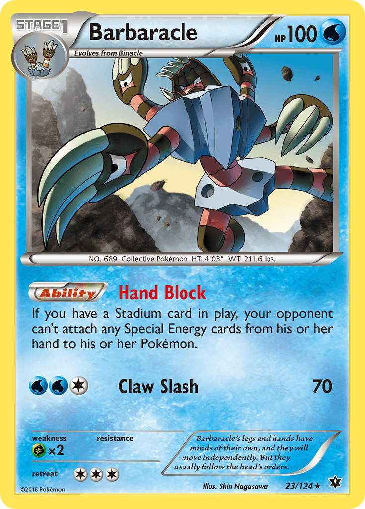 Barbaracle (23/124) [XY: Fates Collide] - Doe's Cards