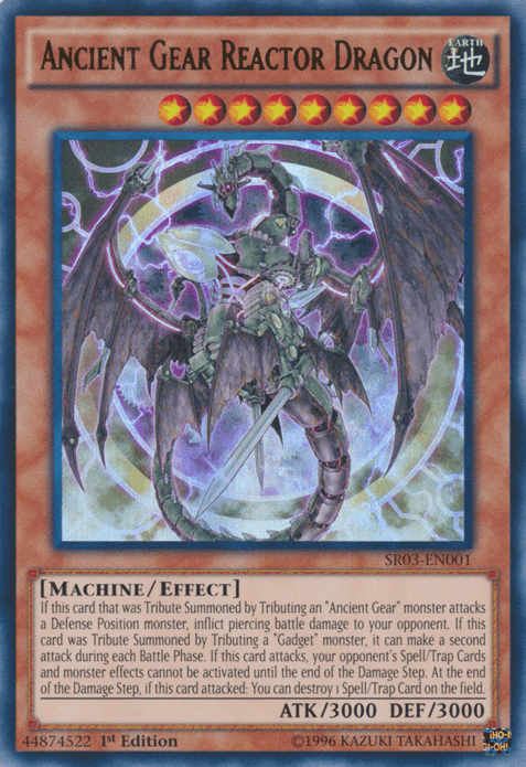 Ancient Gear Reactor Dragon [SR03-EN001] Ultra Rare - Doe's Cards