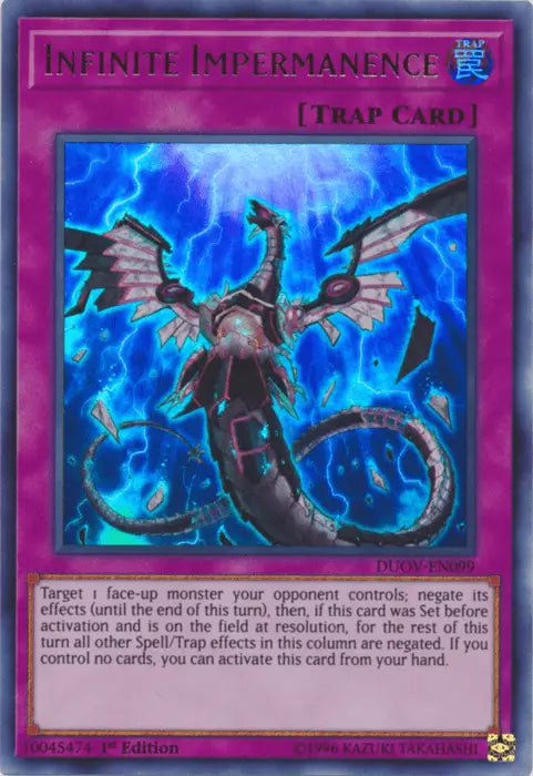 Infinite Impermanence [DUOV-EN099] Ultra Rare - Doe's Cards