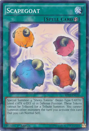 Scapegoat [BP03-EN139] Shatterfoil Rare - Doe's Cards