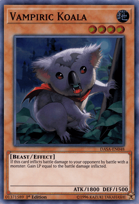 Vampiric Koala [DASA-EN048] Super Rare - Doe's Cards