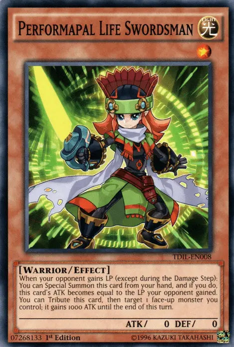 Performapal Life Swordsman [TDIL-EN008] Common - Doe's Cards