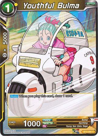 Youthful Bulma (BT3-095) [Cross Worlds] - Doe's Cards