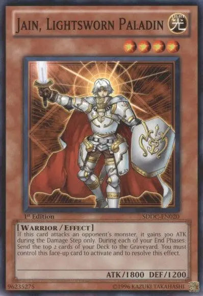 Jain, Lightsworn Paladin [SDDC-EN020] Common - Doe's Cards