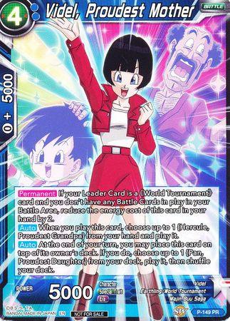 Videl, Proudest Mother (Power Booster: World Martial Arts Tournament) (P-149) [Promotion Cards] - Doe's Cards