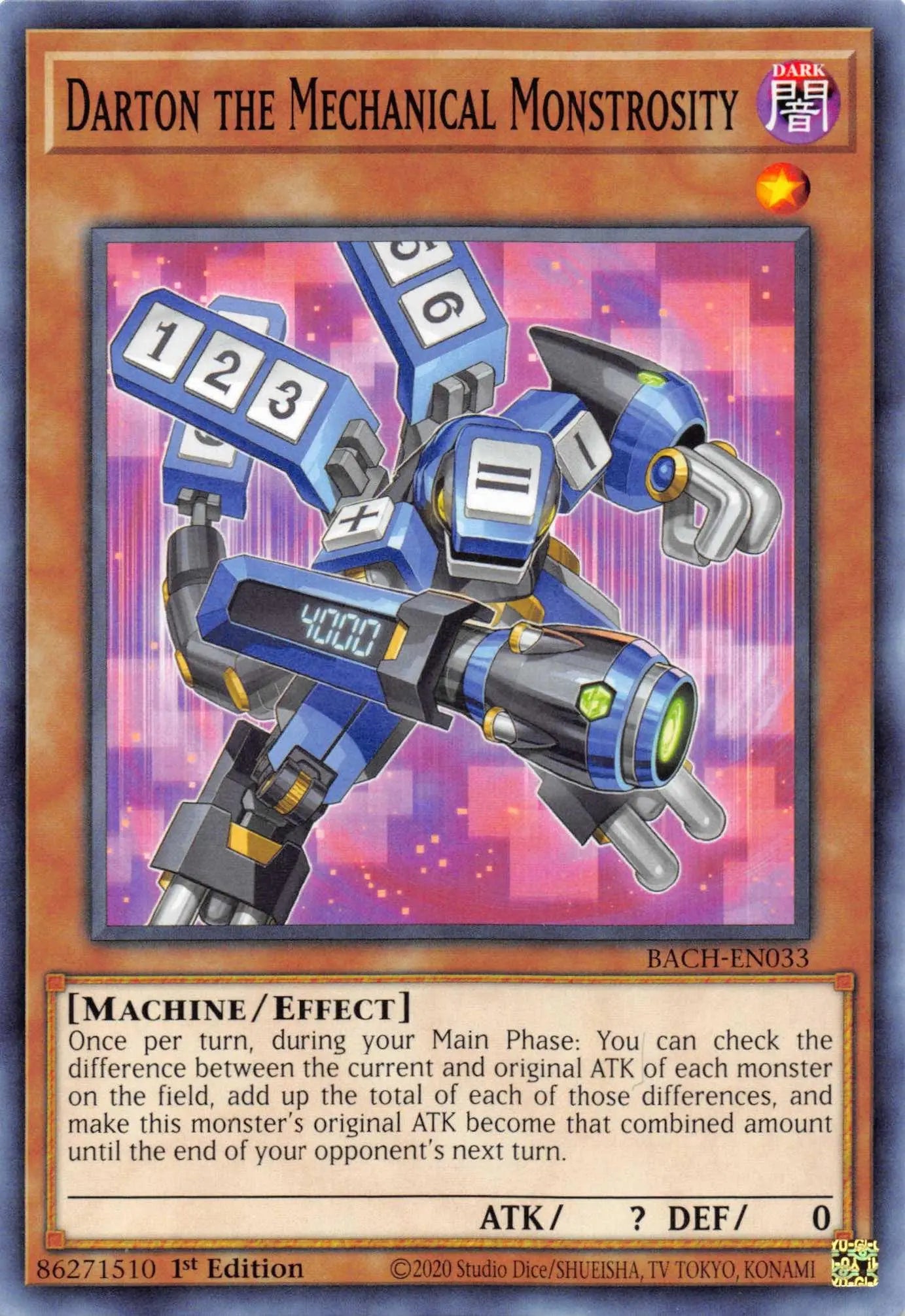 Darton the Mechanical Monstrosity [BACH-EN033] Common - Doe's Cards