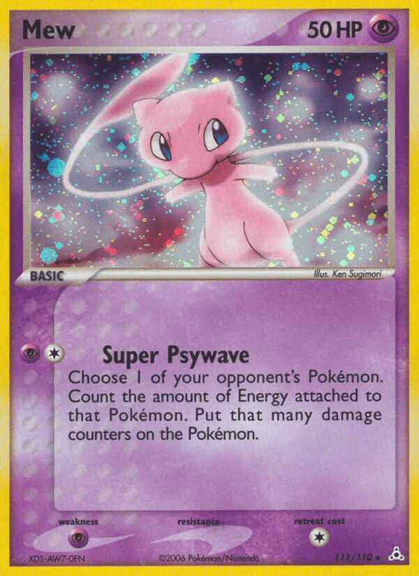 Mew (111/110) [EX: Holon Phantoms] - Doe's Cards