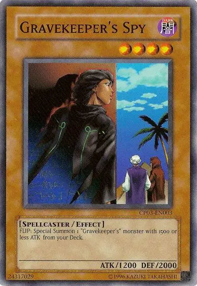 Gravekeeper's Spy [CP03-EN003] Super Rare - Doe's Cards