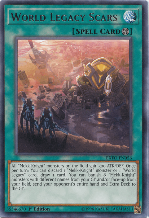 World Legacy Scars [EXFO-EN056] Rare - Doe's Cards