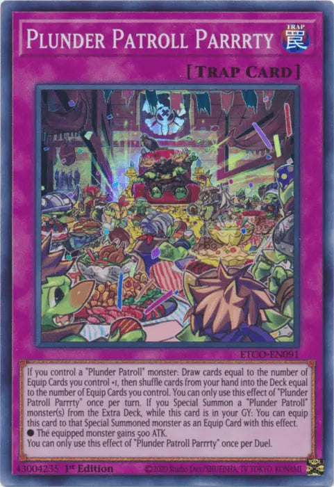 Plunder Patroll Parrrty [ETCO-EN091] Super Rare - Doe's Cards