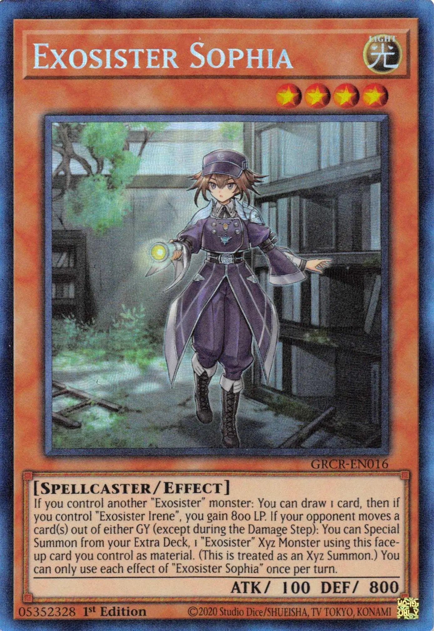 Exosister Sophia [GRCR-EN016] Collector's Rare - Doe's Cards