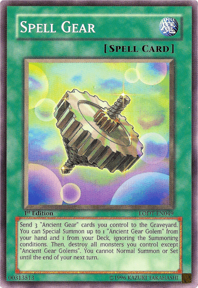 Spell Gear [LODT-EN049] Common - Doe's Cards