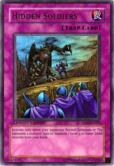 Hidden Soldiers [SP02-EN003] Ultra Rare - Doe's Cards