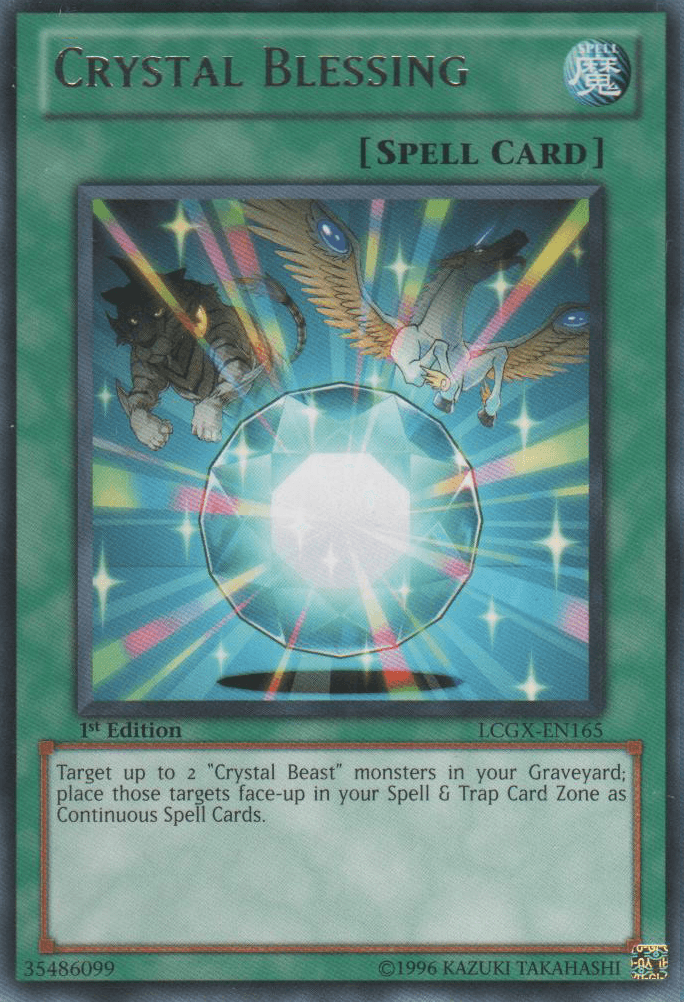 Crystal Blessing [LCGX-EN165] Rare - Doe's Cards