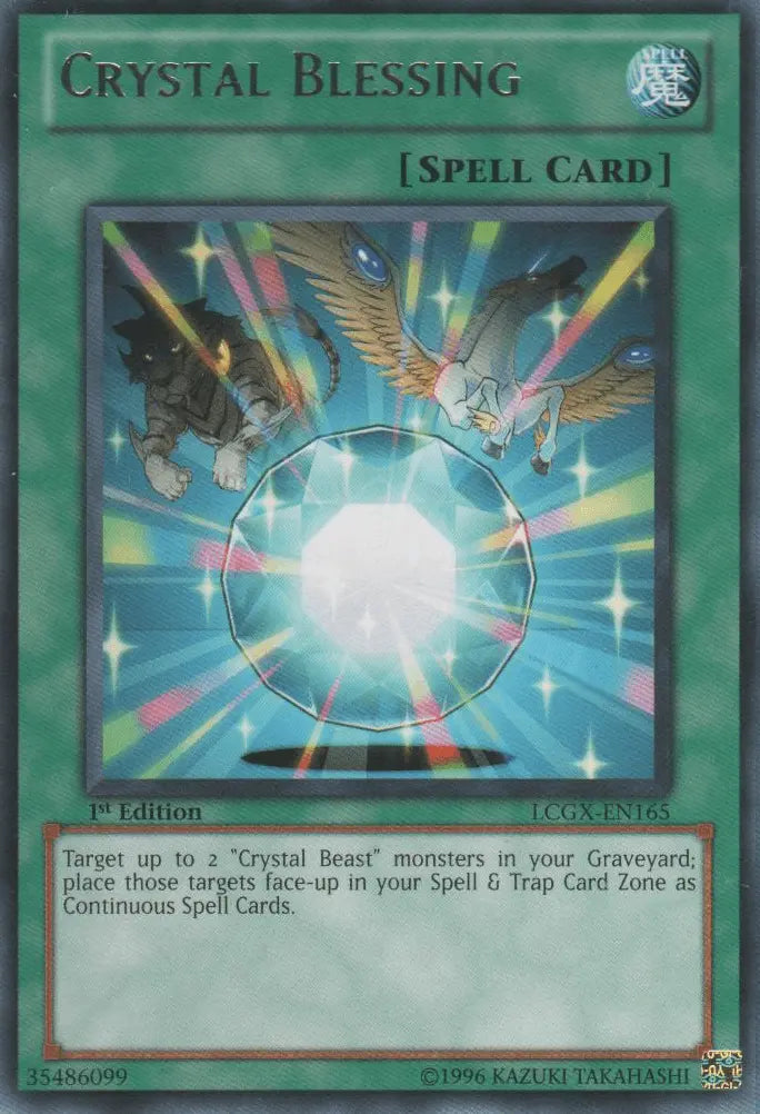 Crystal Blessing [LCGX-EN165] Rare - Doe's Cards