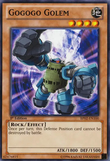 Gogogo Golem [BP02-EN100] Mosaic Rare - Doe's Cards