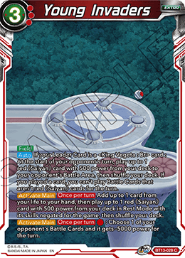 Young Invaders (Common) (BT13-028) [Supreme Rivalry] - Doe's Cards