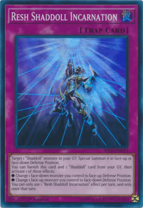 Resh Shaddoll Incarnation [SDSH-EN033] Super Rare - Doe's Cards