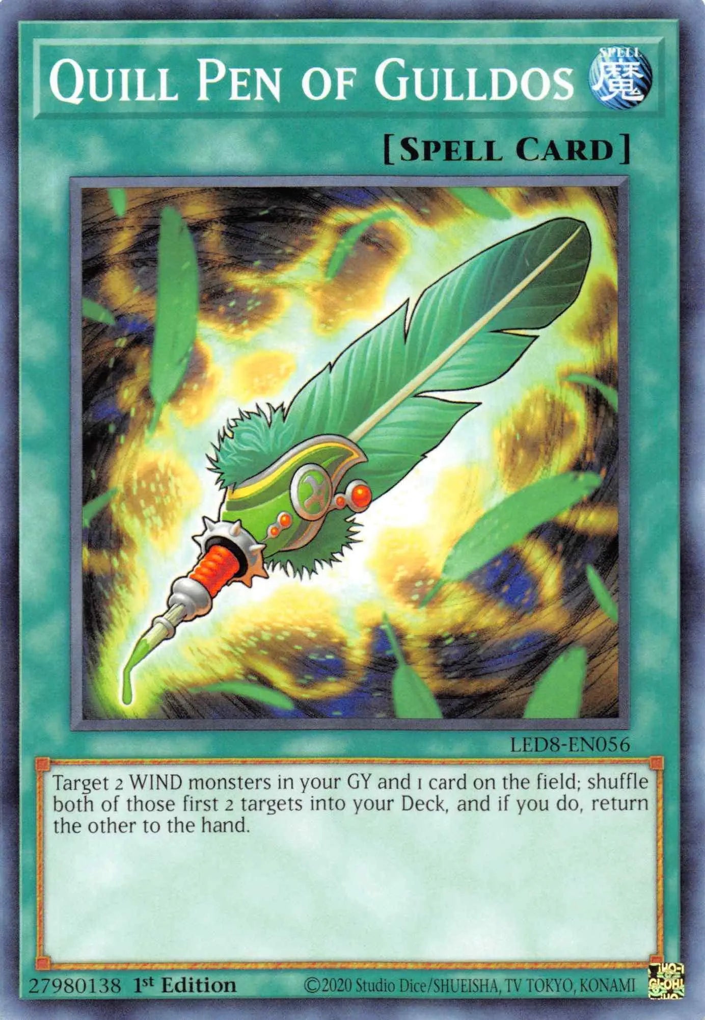 Quill Pen of Gulldos [LED8-EN056] Common - Doe's Cards
