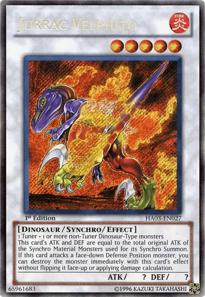 Jurrac Velphito [HA03-EN027] Secret Rare - Doe's Cards