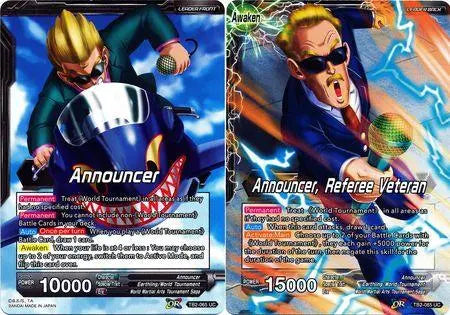 Announcer // Announcer, Referee Veteran (TB2-065) [World Martial Arts Tournament] - Doe's Cards