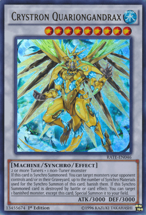 Crystron Quariongandrax [RATE-EN046] Ultra Rare - Doe's Cards