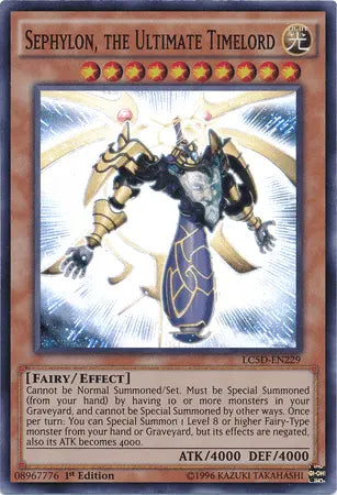 Sephylon, the Ultimate Timelord [LC5D-EN229] Super Rare - Doe's Cards