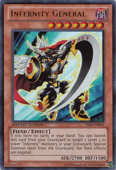 Infernity General [YF03-EN001] Ultra Rare - Doe's Cards