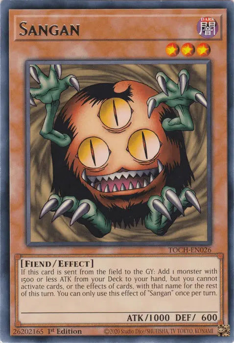 Sangan [TOCH-EN026] Rare - Doe's Cards