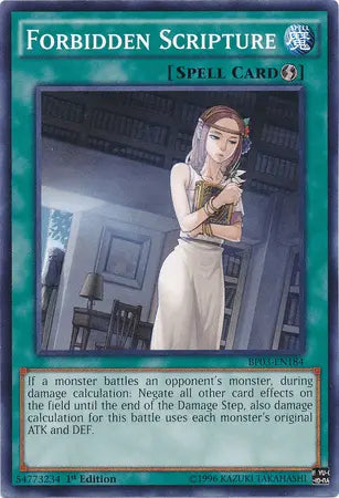 Forbidden Scripture [BP03-EN184] Common - Doe's Cards