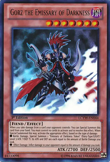 Gorz the Emissary of Darkness [LCYW-EN044] Ultra Rare - Doe's Cards