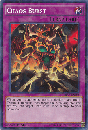 Chaos Burst [BP03-EN203] Shatterfoil Rare - Doe's Cards