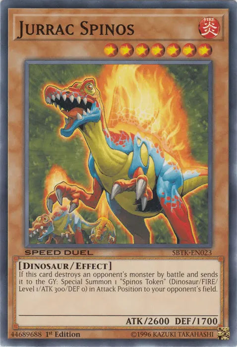 Jurrac Spinos [SBTK-EN023] Common - Doe's Cards
