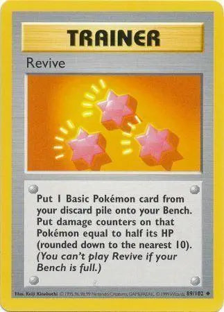 Revive (89/102) [Base Set Shadowless Unlimited] - Doe's Cards