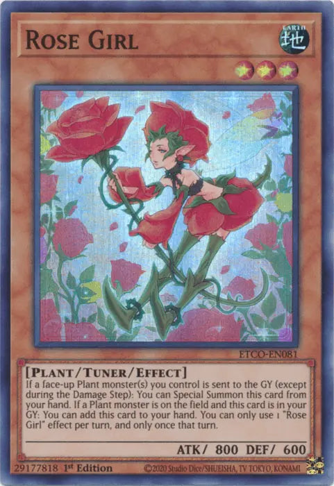 Rose Girl [ETCO-EN081] Super Rare - Doe's Cards
