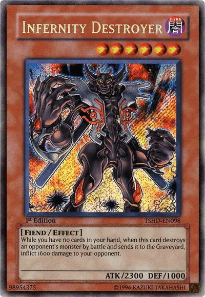 Infernity Destroyer [TSHD-EN098] Secret Rare - Doe's Cards