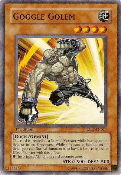 Goggle Golem [TAEV-EN023] Common - Doe's Cards