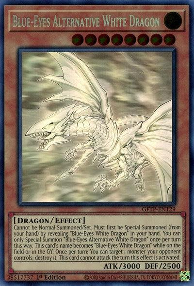 Blue-Eyes Alternative White Dragon [GFTP-EN129] Ghost Rare - Doe's Cards