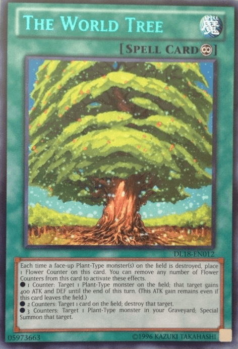 The World Tree (Green) [DL18-EN012] Rare - Doe's Cards