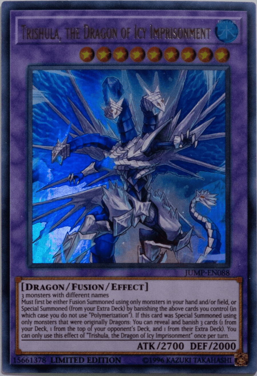 Trishula, the Dragon of Icy Imprisonment [JUMP-EN088] Ultra Rare - Doe's Cards