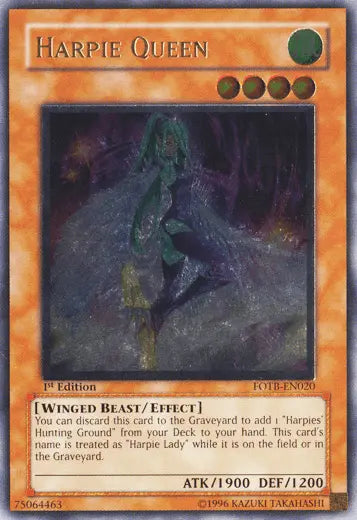 Harpie Queen [FOTB-EN020] Ultimate Rare - Doe's Cards
