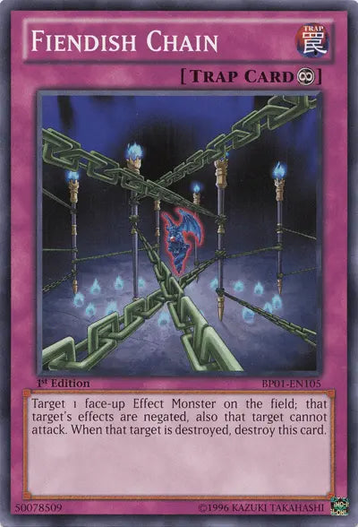 Fiendish Chain [BP01-EN105] Common - Doe's Cards