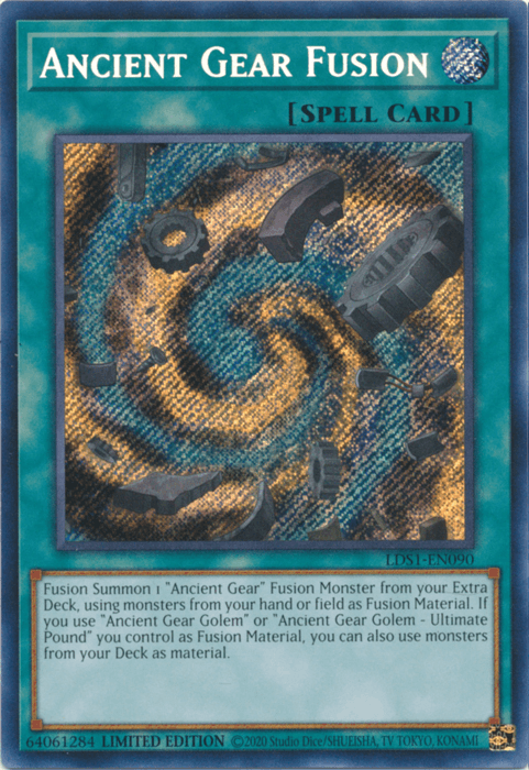 Ancient Gear Fusion [LDS1-EN090] Secret Rare - Doe's Cards